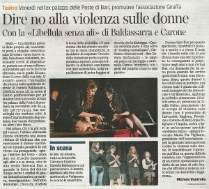 Corriere del Mezzogiorno 23Novembre 2011libellule