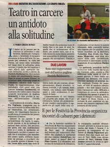 Articolo   La Gazzetta del Mezzogiorno 19 Dicembre 2012
